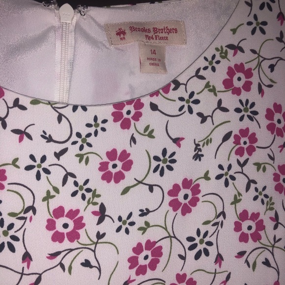 Brooks Brothers - Pink and White Floral Dress - Picture 2 of 3